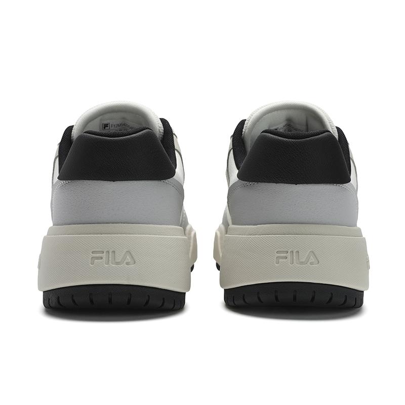 Fila Dinamica Casual Classic Retro Simple Versatile Wear-Resistant Low-Top Skate Shoes Men Sneaker White Gray F12M542204FSV