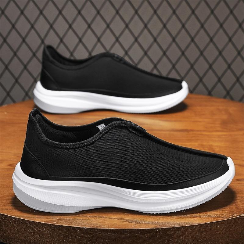 Men's Shoes Casual Shoes Summer New Fashion Trend Cloth Shoes Non-slip and Wear-resistant Casual Lazy One-pedal Canvas Trendy Shoes