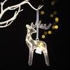 Acrylic Decorations Christmas Reindeer With Light For Holiday Gift And Decor