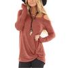 Elegant Women Off One Shoulder Long Sleeve T Shirt Stylish Casual Blouse Tunic Top