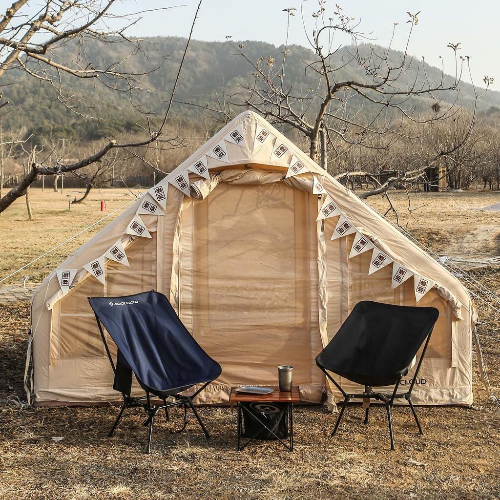 ROCK CLOUD Outdoor Folding Low Camping Ultra Load Capacity Mountain Easy To Storage Bag Included Chair, Chair, Chair, Lightweight, Compact, 120kg,