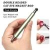 Cat Eye Magnetic Ball with Magnetic Nail Stick Tool Set: Double-Head Strong Magnet Pen for 3D Cat Eye Gel Nails