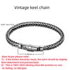 100% S925 Silver Handmade Woven Retro Domineering Style Personality Keel Man Woman Pure S925 Silver Bracelet Jewelry