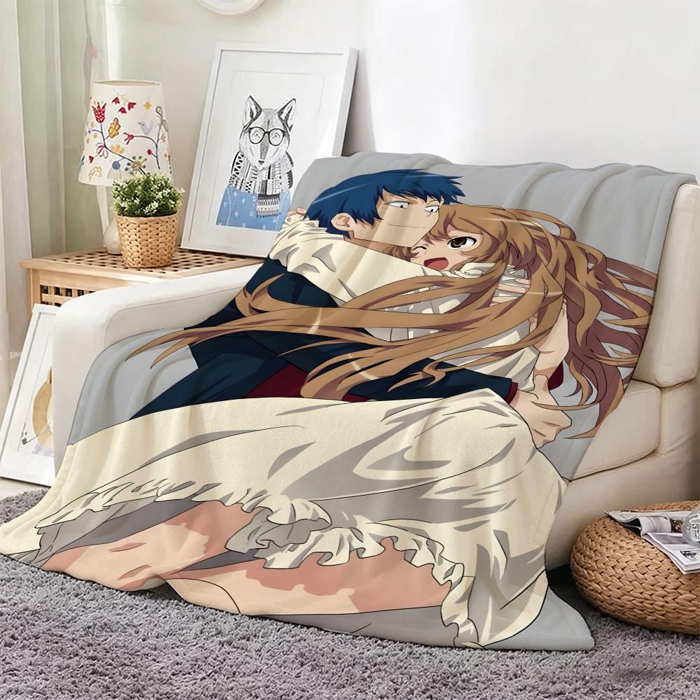 Anime T-ToradoraS Throw Soft Warm Throw Blanket for Bedroom Living Room Bed Travel Camping Picnic Gift