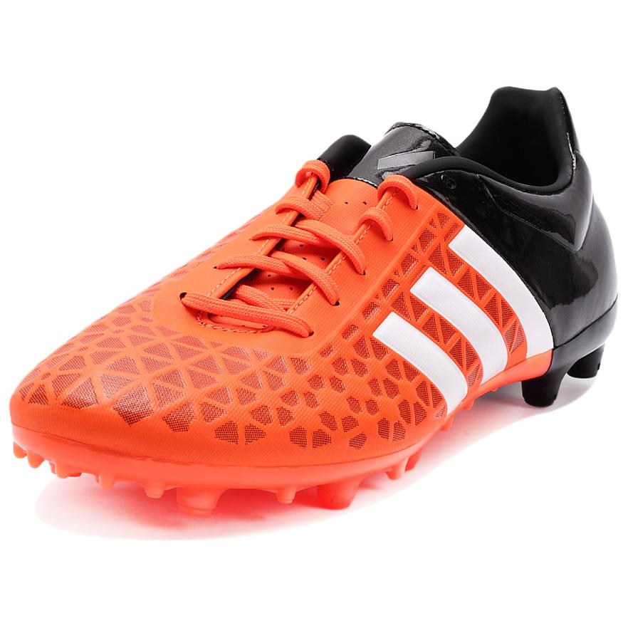 Adidas Ace 15.3 Fashion Comfortable AG FG Synthetic Leather Non-Slip Wear-Resistant Soccer Shoes Men Soccer Shoes Orange Black S83243