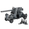Baustein Spielzeug M777 Haubitze Flak 36 pak40 M102 M198 Bofors 40mm Flugabwehr Panzerabwehrgeschütz Schlachtschiff Artillerie Militär Bausteine Set