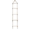 Kids Climbing Wooden Rope Ladder for Kids Wooden Swing Outdoor Game Toy 5-level Ladder Playground Indoor Kids Climbing Toys