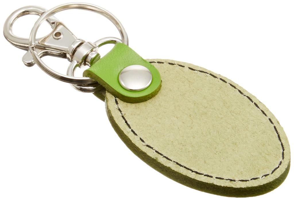 KAWASAKI Kawasaki Kawasaki Oval Leather Keychain G J70020146 (Genuine Accessory)