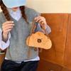 Croissant Capybara Plush Crossbody Bag Cartoon Kawaii Bread Capibara Soft Large Capacity Shoulder  Bag Woman Bag Birthday Gift