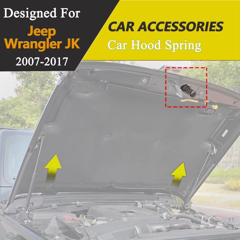 Engine Hood Spring Pop Up Single Assembly Parts for Jeep Wrangler JK JKU 2007-2017 Car Accessories Replacement Parts 55176732AD