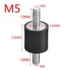 4pcs Rubber Buffer Set Vibration Damper Silent Block Rubber Metal Buffer M5 M6 M8 Welding Machines Damping Element