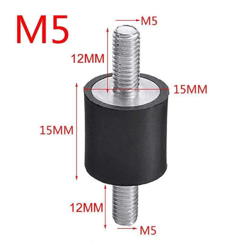 4pcs Rubber Buffer Set Vibration Damper Silent Block Rubber Metal Buffer M5 M6 M8 Welding Machines Damping Element