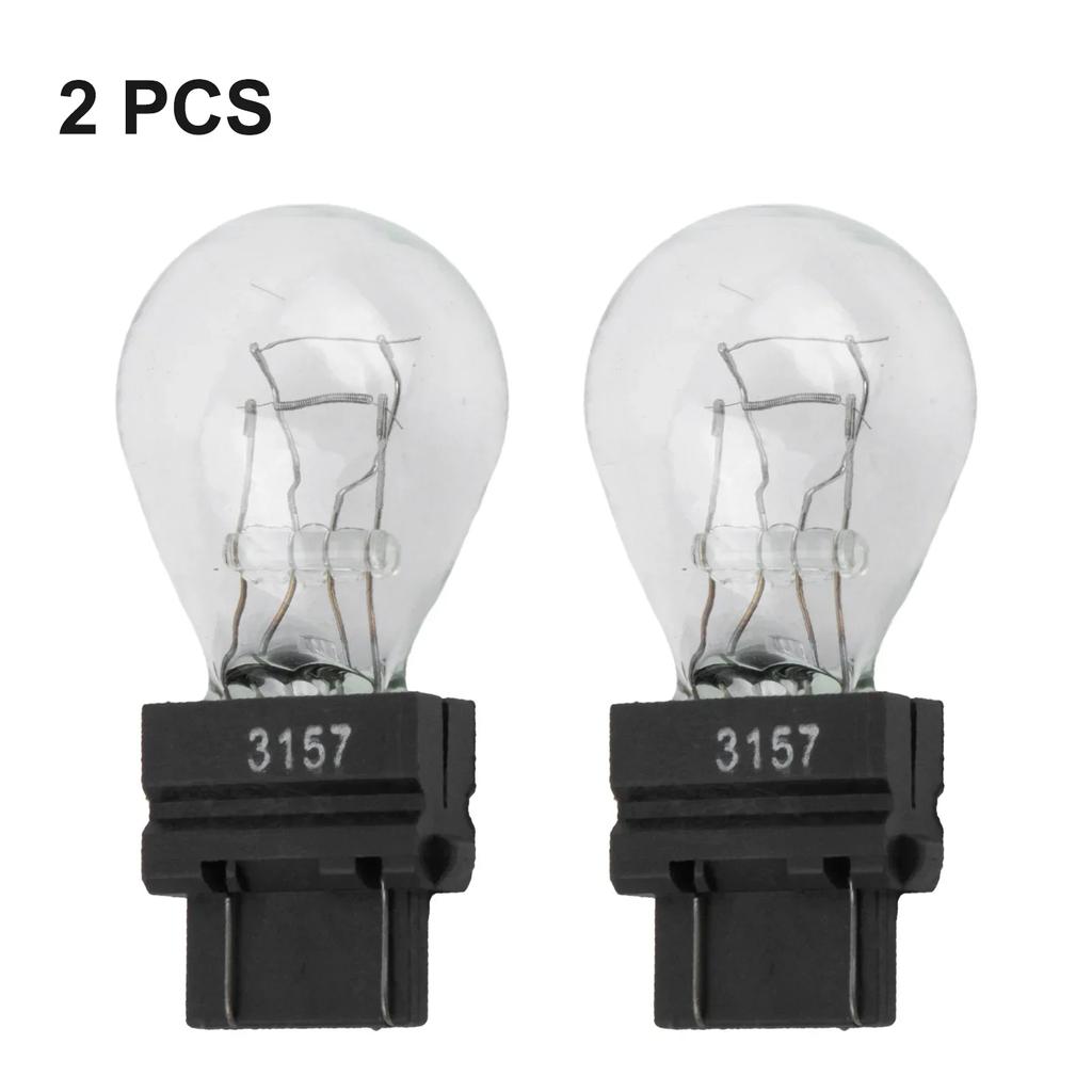 2 Pcs 3157 Brake Light Bulbs 12V 21W Car Light Bulb Super Bright Signal Lamp Durable Dual Filament Auto Reversing Lights