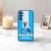 Football E-Erling H-Haaland-EH Phone Case Black Silicone Soft For Samsung S25,S24,S21,S22,S23,S30,Ultra,S20,Plus,Fe,Lite