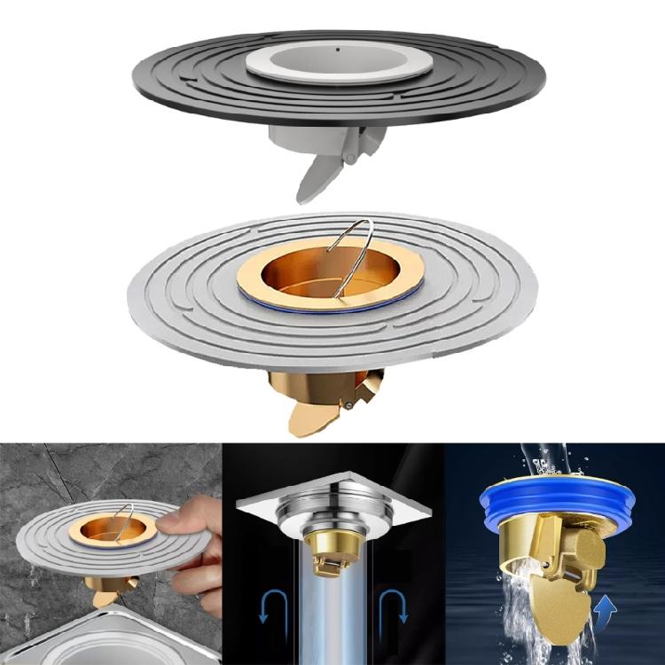 Sink Strainer with Backflow Preventer Multifunctional Bathroom Drain Strainer Brass Rubber for Clean Efficient Drainage
