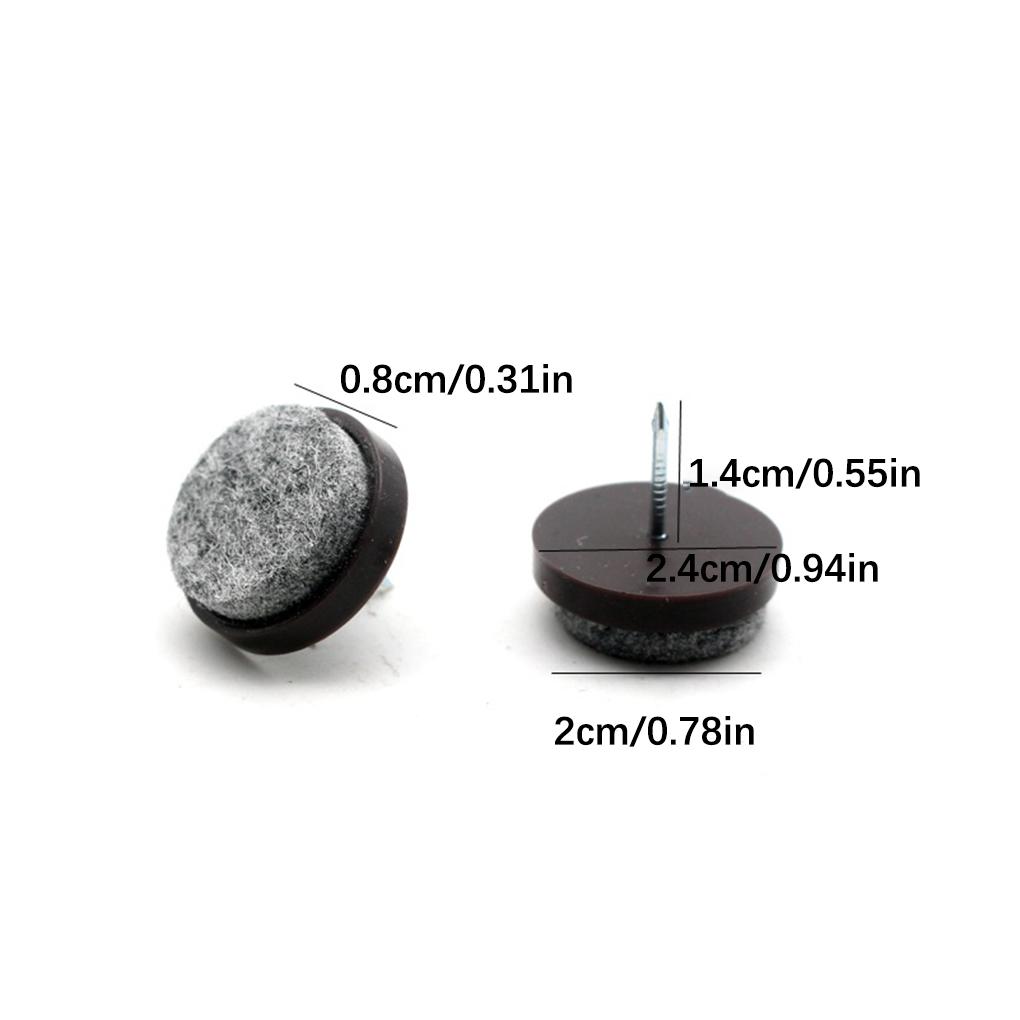 10 Pieces Furniture Leg Foot Nail Carftsmanship Home Supplies Scratch-proof