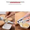 Zinc Alloy Manual Garlic Press & Peeler Kitchen Gadget