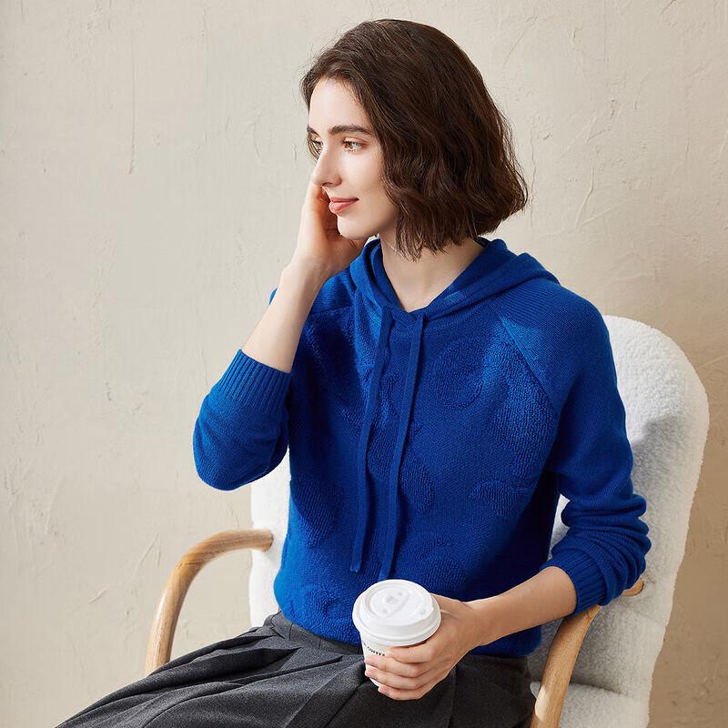 Komeng Boka Women's Hooded Cashmere Knit Sweater