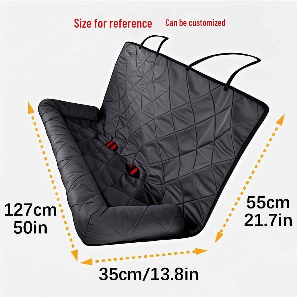 Waterproof Outdoor Car Pet Mat: Cotton-Filled Bed for Cats & Dogs - Travel Essential, Wear & Dirt Resistant
