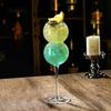 Blasenball Cocktailglas Hohes Champagnerwein Saft Milchgläser Wasserbecher für Bar Restaurant Trinkgeschirr