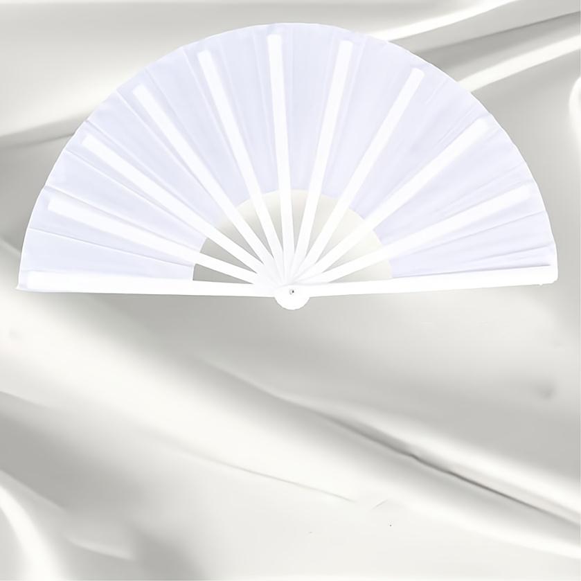 

Folding Fan, Chinese Kung Fu Tai Chi Fan, Nylon Cloth Fan, Suitable for Male and Female Performances, Dances, and Decorations