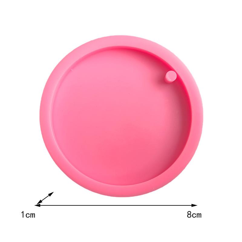 Heart Shape Keychain Casting Silicone Molds Dog Paw Print Resin Molds for Key Chain Pendant Making Epoxy Resin Craft Jewelry DIY