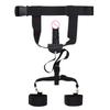 Waist  Belt with Detachable Dildo Handcuff Leather Harness Penis Holder Bondage Chastity Forced Orgasm Belt for Dildo Women
