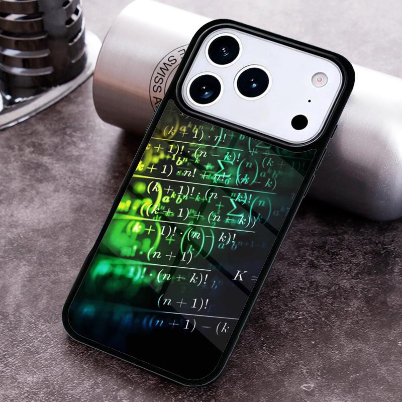 Physics Math Formula Equation soft Phone Case for iPhone 17 16 15 Pro Max Air 14 13 12 11 Plus Shockproof Capa Cover