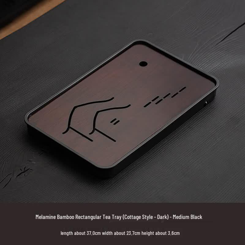 Rectangular Bamboo Gongfu Tea Tray