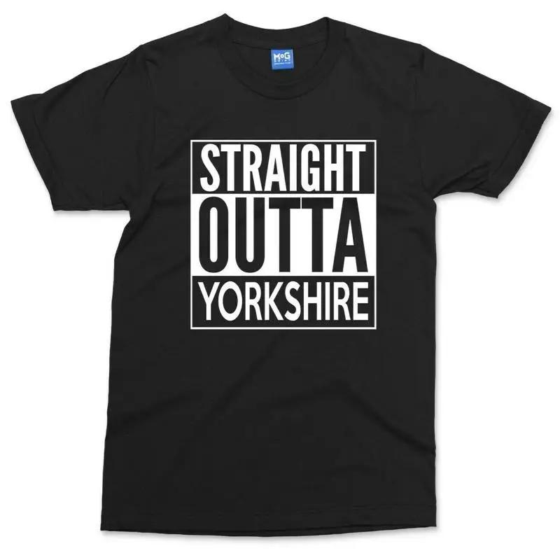 Straight Outta Yorkshire TShirt Funny Yorkshireunisex England Heritage Unisex Tee