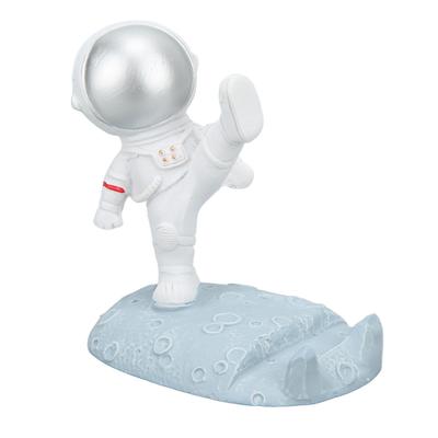 Astronaut Phone Holder Premium Resin Glossy Exquisite Perfect Size Stable Anti Skid Desk Phone