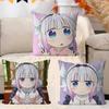 K-Kanna Kamui Cartoon Pillow Cover For Bedroom Room And Living Room Sofa Decorative Cushion Cover