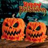 Orange Melting Halloween Pumpkin Candy Bowl With Lid Food Display Bowl Candy Holder  Haunted House