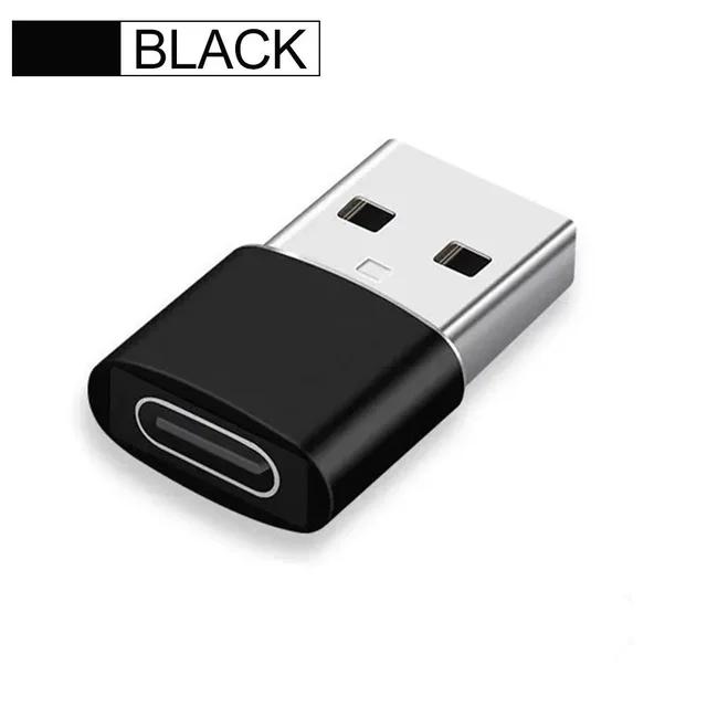 2Pcs USB Vers Type C OTG Adaptateur USB USB-C Mâle Vers Micro USB Type-c Femelle Convertisseur Pour Macbook Huawei Samsung Xiaom
