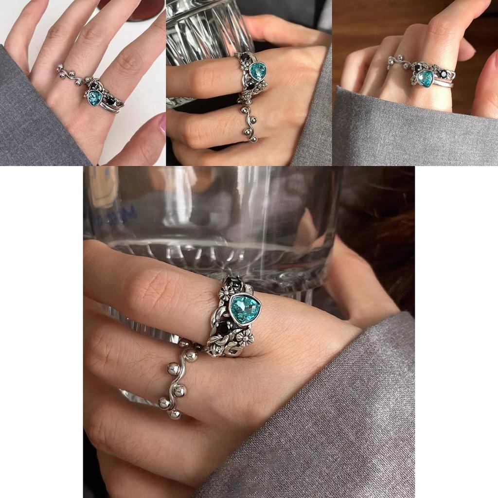 Chic Minimalist Copper Ring With Geometric Design Adjustable For Women 2024