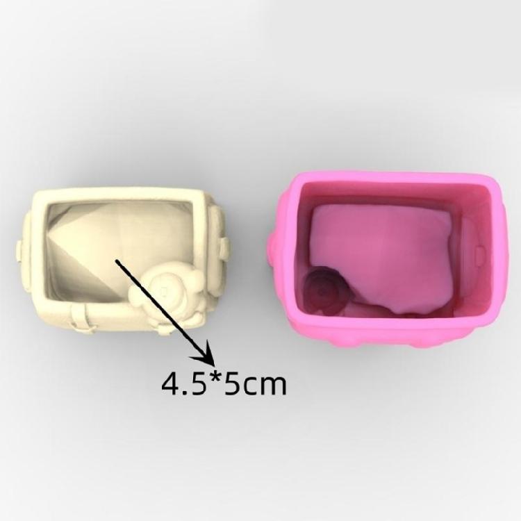 Backpack Dog Succulent Pot Mold Flower Pot Resin Mold Home Office Desktop