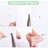 1000Pcs Brass Crimp Beads, Rondelle, Real 18K Gold Plated, 2x2x1mm, Hole: 1.2mm