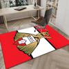 1PC Doncaster Red Crest Rug Game Carpet, Floor Mat for Bedroom Living Room Entryway Rug, Home Decor Idea Gift for Christmas Birthday