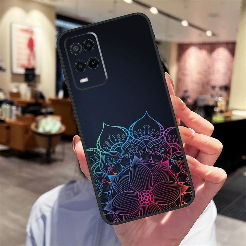 Mandala Case For Oppo A94 A54 A40 A60 A80 A98 A78 A18 A38 A58 A16 A76 A96 A17 A77 A74 A57S A15 Cover