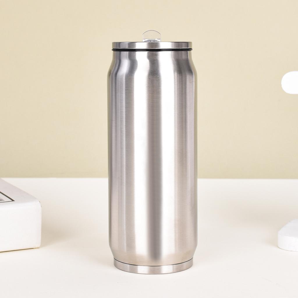 Nová nerezová plechovka kelímek na vodu Přenosná vakuová termoska do auta DIY Personality Creative Coke Can
