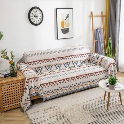 

Tassel Sofa Throw Blanket Knitted Rugs Beach Towel Pet Mat Picnic Cloth Bedside Blankets Outdoor Bench Towel Bohemian Tapestry 90x90cm