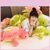 Soft And Adorable Plush Turtle Pillow Buddy For Cozy Sleeping And Cuddling