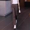 Women's 2024 High Waist Ice Silk Wide Leg Summer Pants - Thin, Loose Fit, Straight Leg, Draping Casual Style.