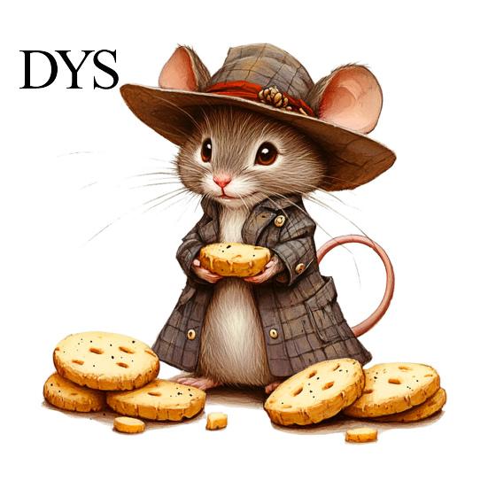 DIY Story Scene Wall Decor Cartoon Mouse Sticker, Cute Fairy Tale Decal, PVC Waterproof Decorative Gifts for Children Art Decors, Self Adhesive Mural