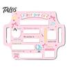 Birthday Party Sign First and Last Day of School Board for Kids, Reusable Wooden Handwritten Note Holder Chalkboard Sign, Cute Writing Daily