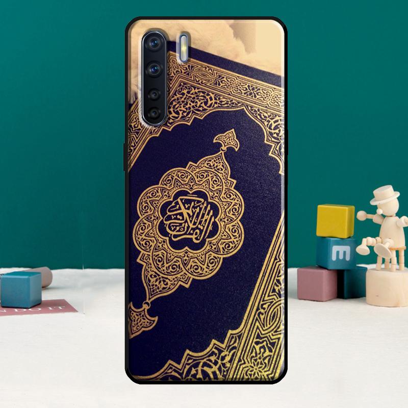 Islamic Book Arabic Quran Muslim Phone Case For Oppo A17 A18 A38 A58 A78 A98 A79 A40 A60 A80 A16 A76 A96 A15 A74 A94 A54 A77