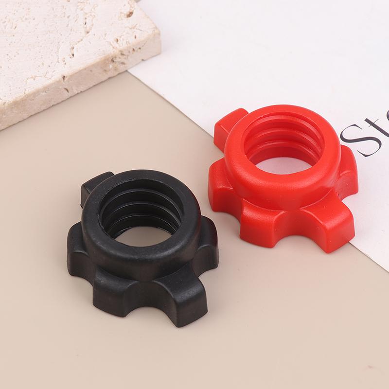 8/16Pcs Barbell Dumbbell Hexagonal Nut Fixing Accessories Home Gym Fitness Equipment Rod Screw Screw Collar Clamp