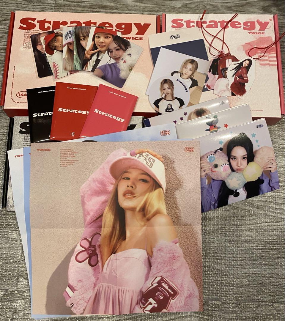 

[USED] TWICE STRATEGY CD Unplayed First Press Bonus Trading Card Album