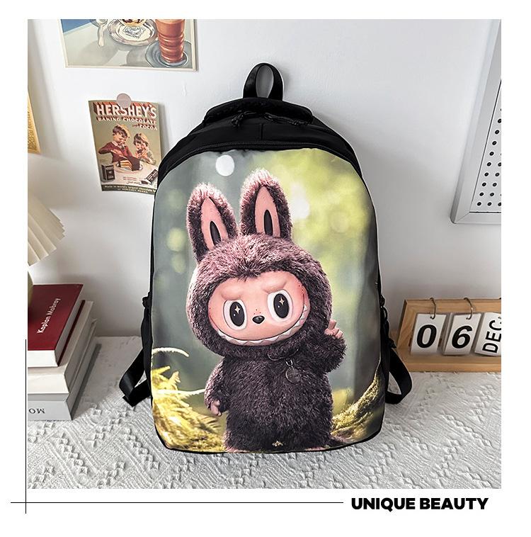 SchultaschenRucksack Lässig Vielseitig Modetrend Rucksack Mittelschule College-Student Schultasche Niedlicher Cartoon Dame CLE