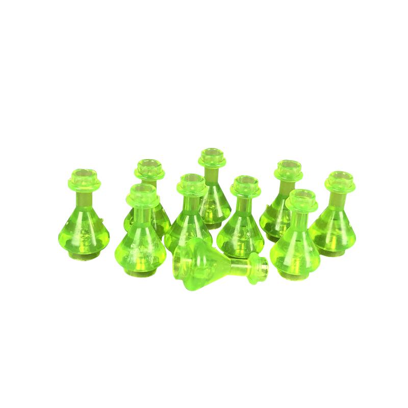 Non-Toxic 10Pcs/Set Moc Accessories Perfume Wine Bottle Glass Bottles Educational Toys For Children Model Building Blocks Kids Gifts Parts